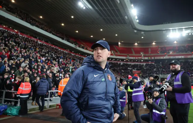 Mike Dodds during Sunderland v Leicester at Stadium of Light