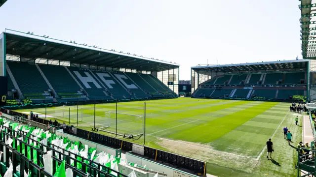 Hibernian stand