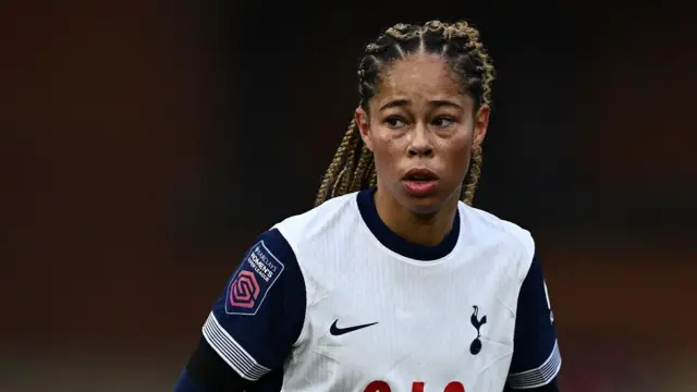 Lenna Gunning-Williams playing for Tottenham
