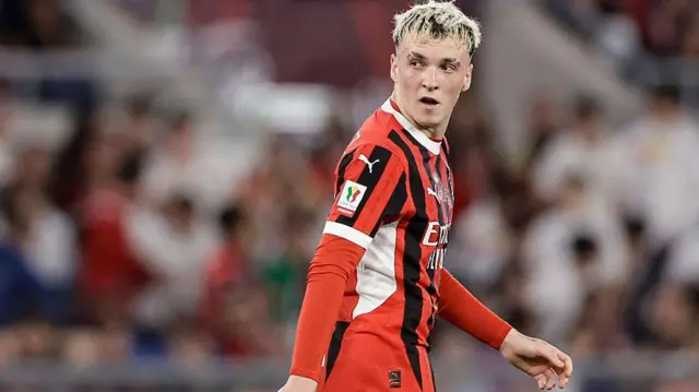 Alex Jimenez of AC Milan