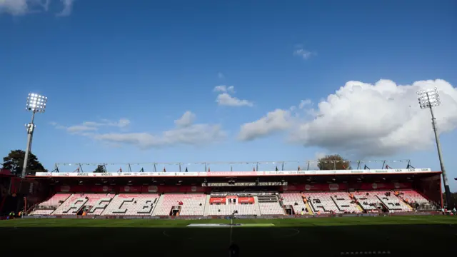 General view inside Vitality Stadium