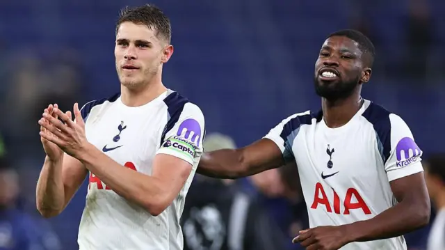 Micky van de Ven and Kevin Danso