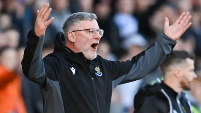 St Johnstone manager Craig Levein