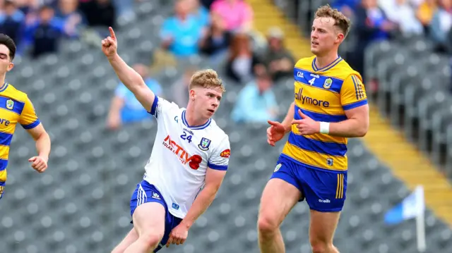 Stephen Mooney celebrates
