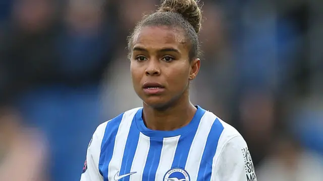 Nikita Parris playing for Brighton