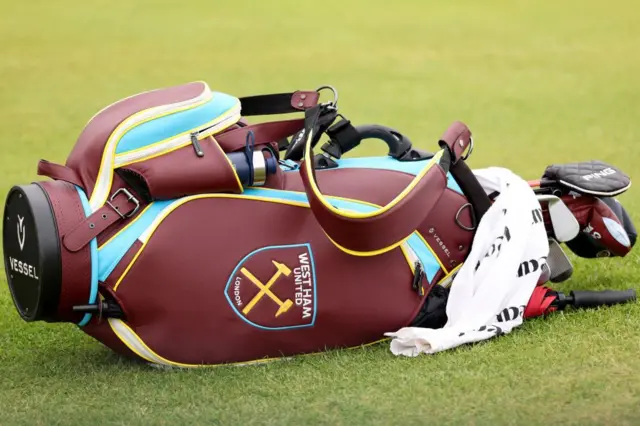 Billy Horschel's West Ham golf bag