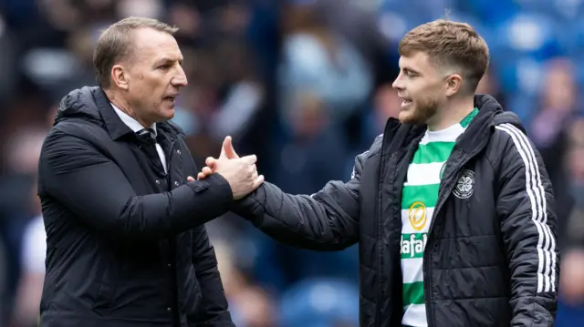Brendan Rodgers and James Forrest