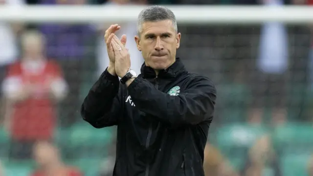 Former Hibs manager Nick Montgomery