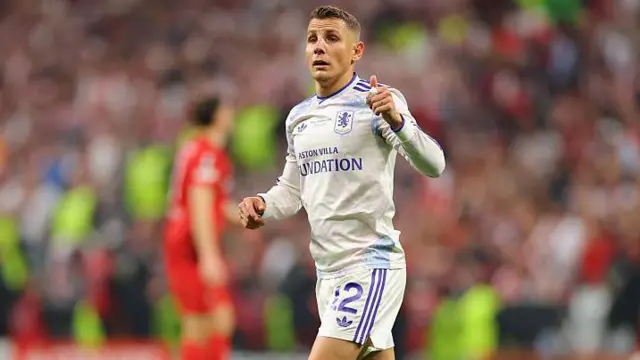 Aston Villa's Lucas Digne