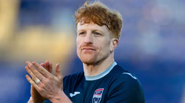 Ross County striker Simon Murray