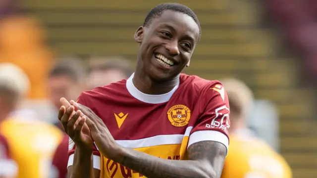 Motherwell forward Tawanda Maswanhise