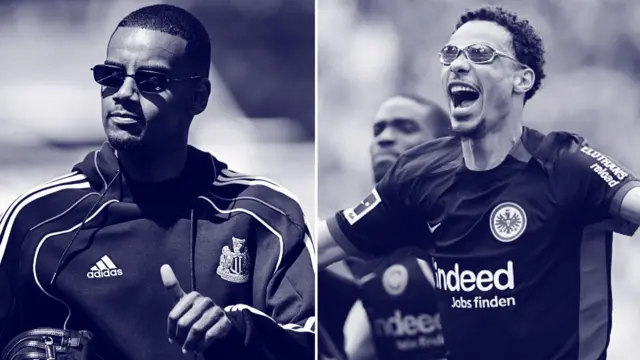 Alexander Isak and Hugo Ekitike