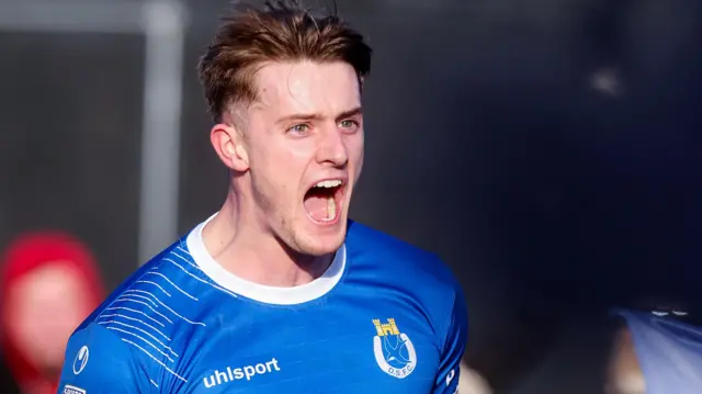 John McGovern in action for Dungannon Swifts