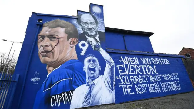 A Duncan Ferguson Everton mural