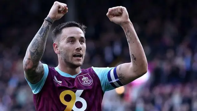 Josh Brownhill of Burnley celebrates