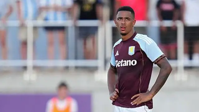 Jacob Ramsey playing for Villa