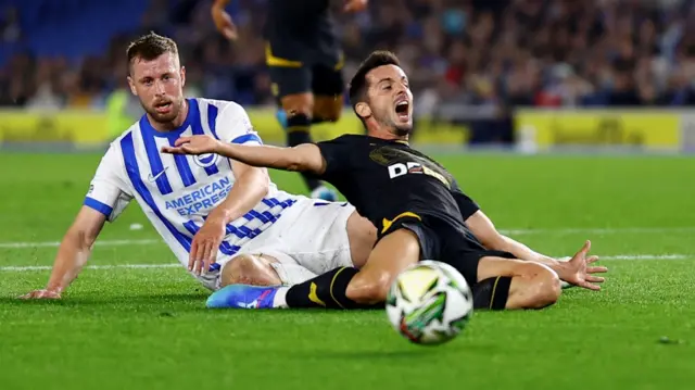 Adam Webster and Pablo Sarabia