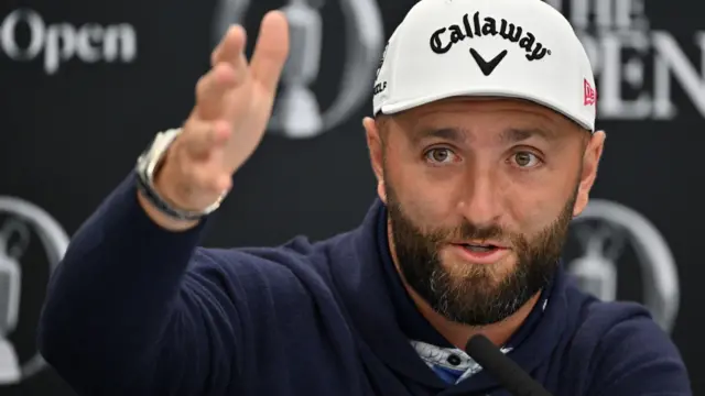 Jon Rahm at the 2025 Open Championship