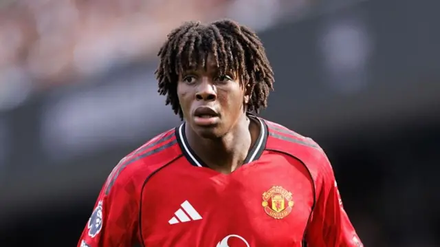 Manchester United's Patrick Dorgu