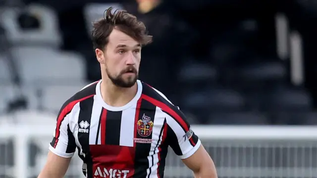 Oliver Dyson in action for Spennymoor Town