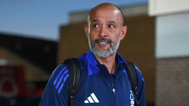 Nuno Espirito Santo looks on