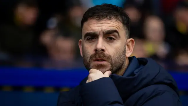 Omer Riza on the touchline 