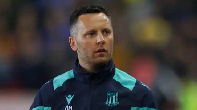 Stoke City's U21s Head Coach Alex Morris.