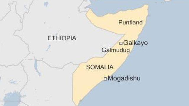 Map of Somalia