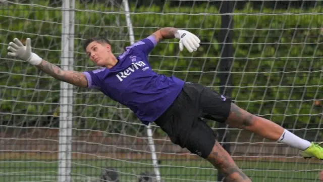 Charlie Haynes during Swansea training