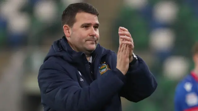 Linfield manager David Healy