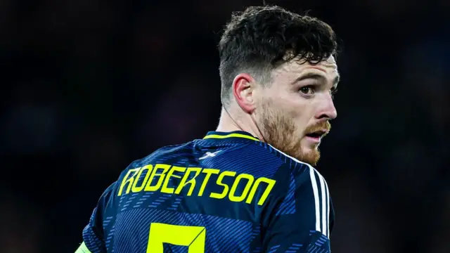 Scotland captain Andy Robertson