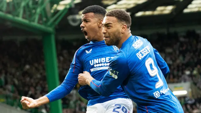 Rangers celebrate