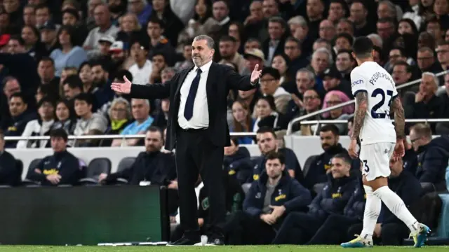 Ange Postecoglou, the manager of Tottenham Hotspur