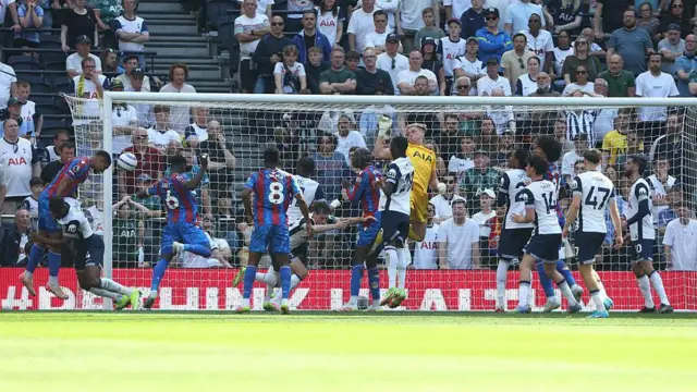 Tottenham v Crystal Palace action