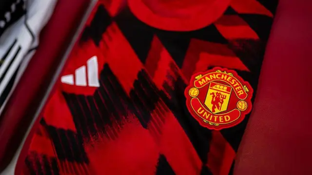 A general view of a Manchester United badge