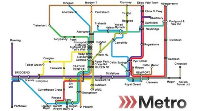 Metro map