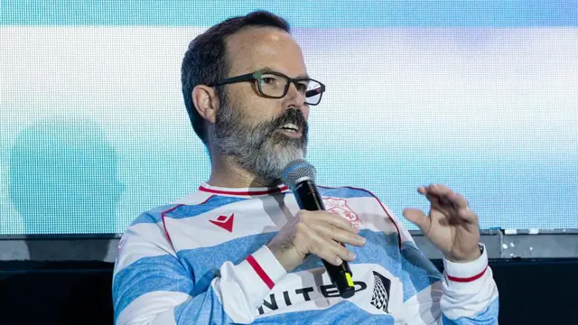 Wrexham's chief executive officer Michael Williamson