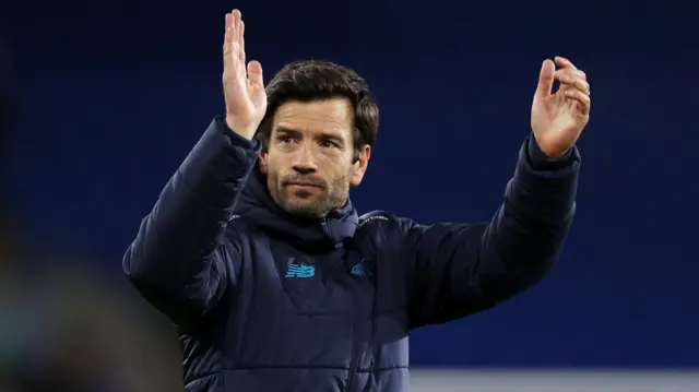 Cardiff City manager Brian Barry-Murphy applauds 