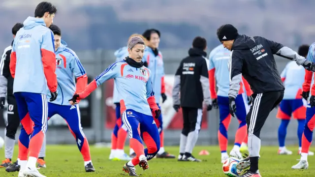 Daizen Maeda in Japan training