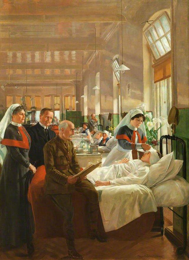 Care of Wounded Soldiers at the Cardiff Royal Infirmary