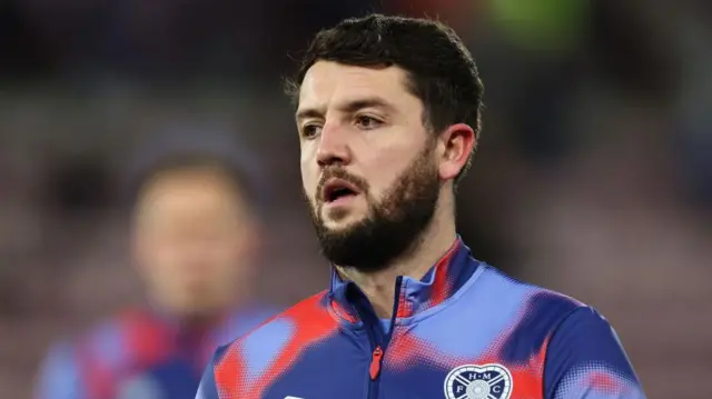 Hearts centre-back Craig Halkett