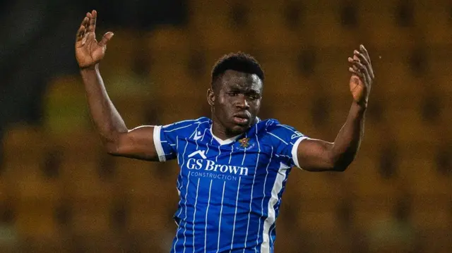 St Johnstone striker Adama Sidibeh