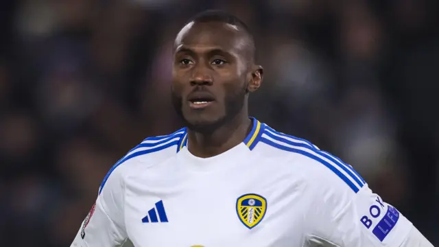 Leeds United defender Josuha Guilavogui during their game against Harrogate Town