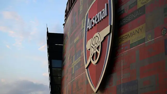 General view of Arsenal badge