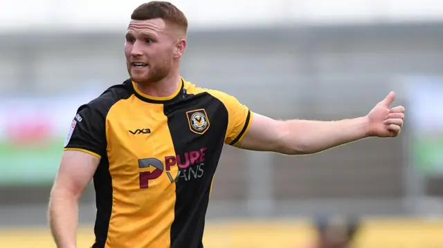 Newport defender Lee Jenkins