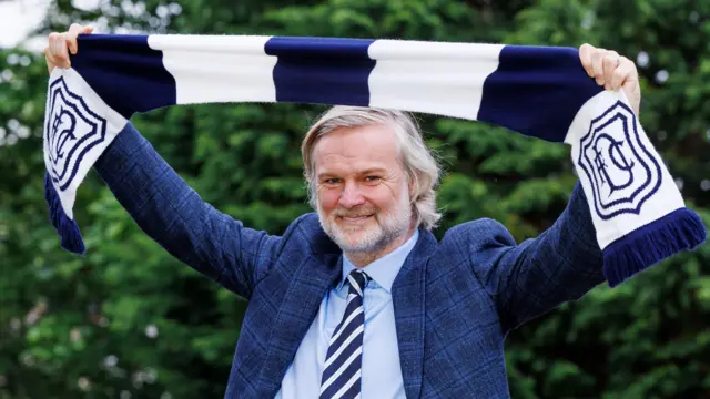New Dundee Head Coach Steven Pressley is unveiled to the media during a press conference at Gardyne Training Centre