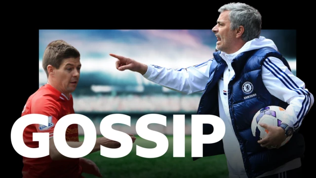 Steve Gerrard and Jose Mourinho come face to face