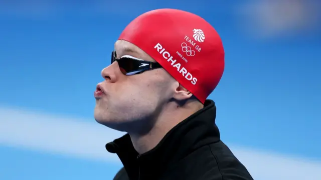 Welsh Team GB swimmer Matt RIchards