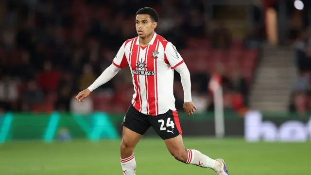 Shea Charles of Southampton in action