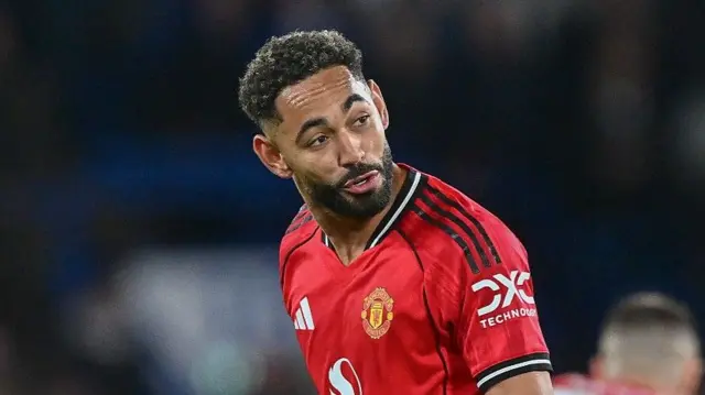 Manchester United forward Matheus Cunha